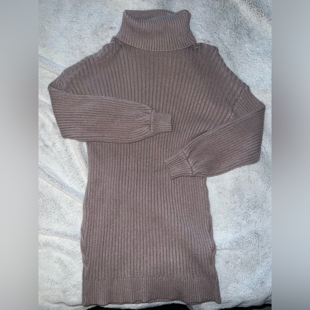Mauve sweater dress